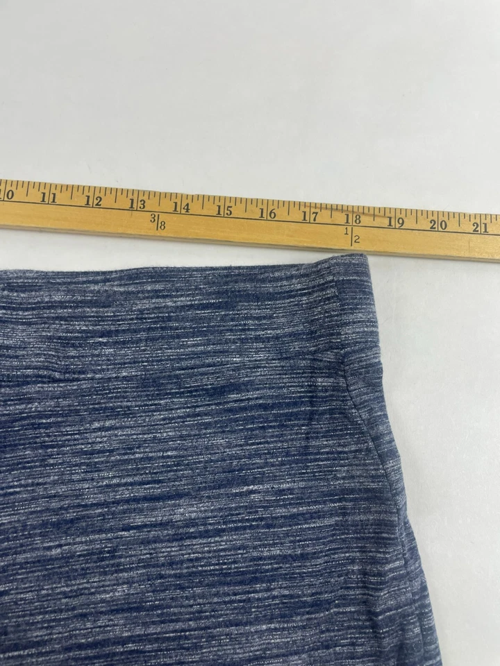 Pantalones de salón Daily Ritual para mujer talla XL azul jaspeado capris cintura ancha Foto 4 de 4