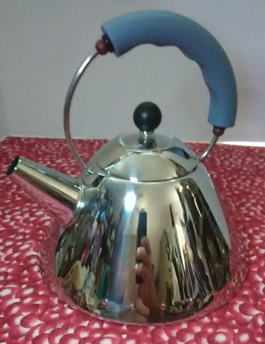 Alessi Michael Graves Kettle Blue Handle Alessi 9093 2 Qt | eBay