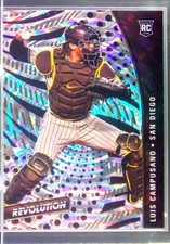 2021 Chronicles Luis Campusano RC #56 Padres Revolution Fractal