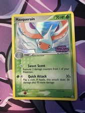 Masquerain Holo Uncommon Stamped EX Holon Phantoms 47/110 LP front/MP back