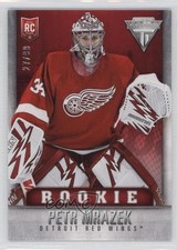2013-14 Panini Titanium Rookie Retail Red 27/99 Petr Mrazek #178 0c3