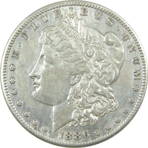 1886 S Morgan Silver Dollar XF EF Extremely Fine Details SKU:I25198