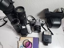 Canon AE-1 Program 35mm SLR Film Camera W/50mm 1:1.8