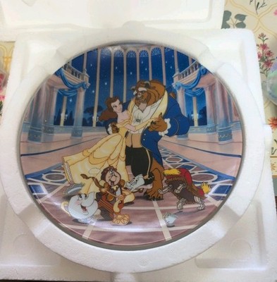 Disney Collector Plate Beauty & The Beast Love's First Dance MIB