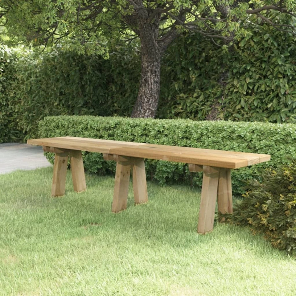 MARKENLOS vidaXL Gartenbank 110 cm Massivholz Kiefer Imprägniert