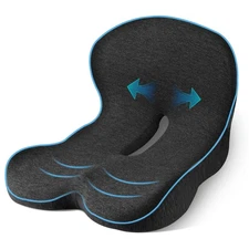 Truck Seat Cushions with Lumbar Support for Back Pain Relief - Trucker Essent...