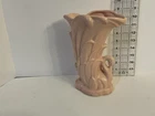 VTG McCoy Art Pottery Swan In Reeds Pink Peach Vase Planter Pot Art Deco MCM