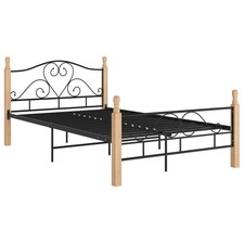 Bed Frame Metal Bed Bedroom Platform Bed Mattress Foundation Bedstead vidaXL