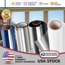 Privacy Window Film Glass Decorative Anti-UV Window Sticker Home Decor US