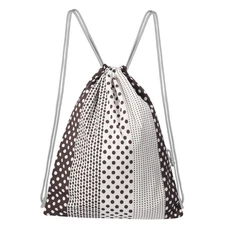 Drawstring Backpack Sports Gym Bag Foldable Water Resistant Swim Bag for Wome...