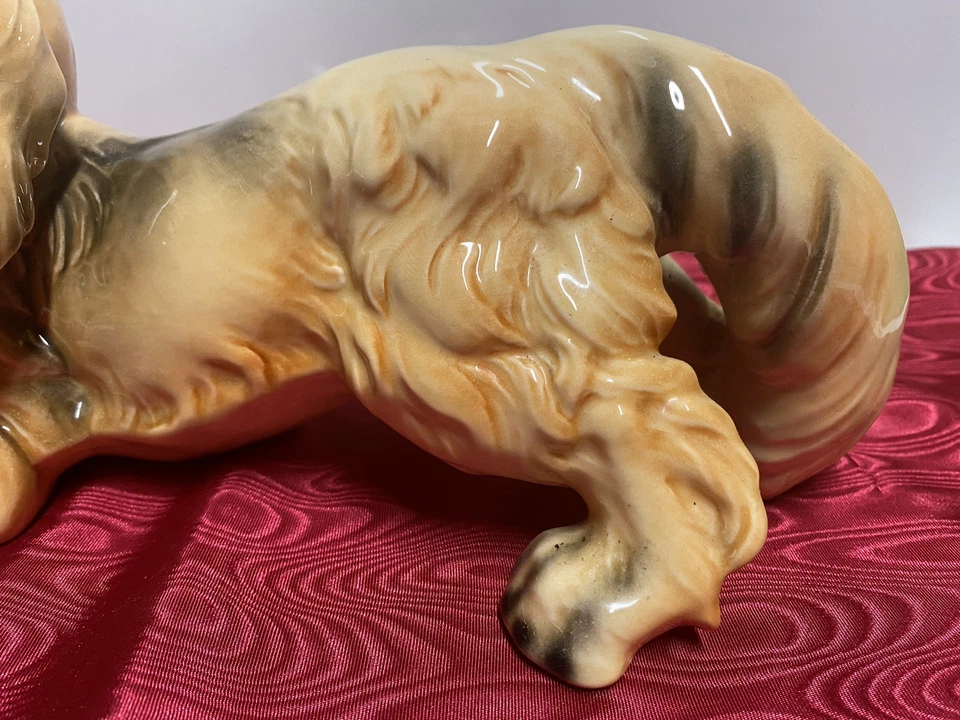 Figurine de collection en porcelaine Goebel Germany Chien Pékinois 31 cm TBE - Photo 4/4