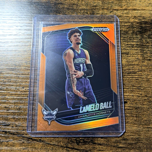 2024-25 Panini Prizm Black LaMelo Ball Orange /49