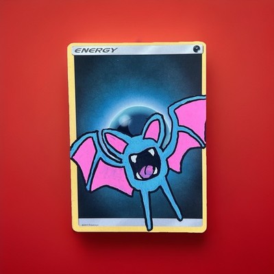 Pokemon Hand Painted Zubat