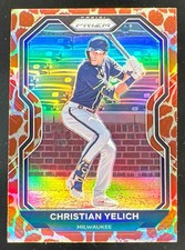 2021 Panini Prizm Giraffe #242 Christian Yelich