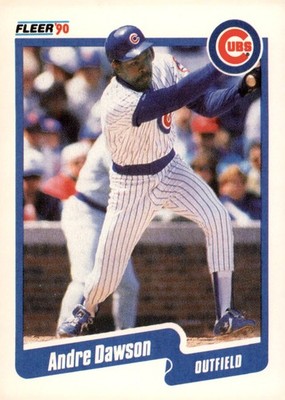 1990 Fleer #29b Andre Dawson