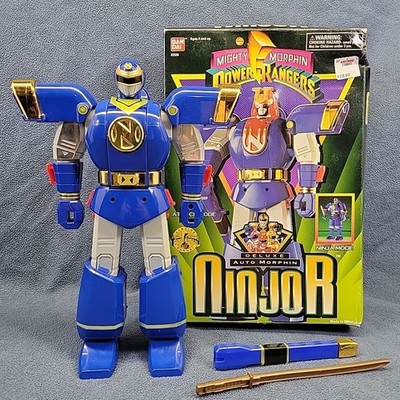 Mighty Morphin Power Rangers Ninjor Deluxe Auto MMPR 2526 With Sword and Box