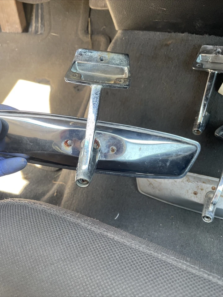 Lote 2 Espejos Retrovisores Coche Vintage 1960-1980 Dodge Plymouth Restauración Chevy Foto 4 de 4