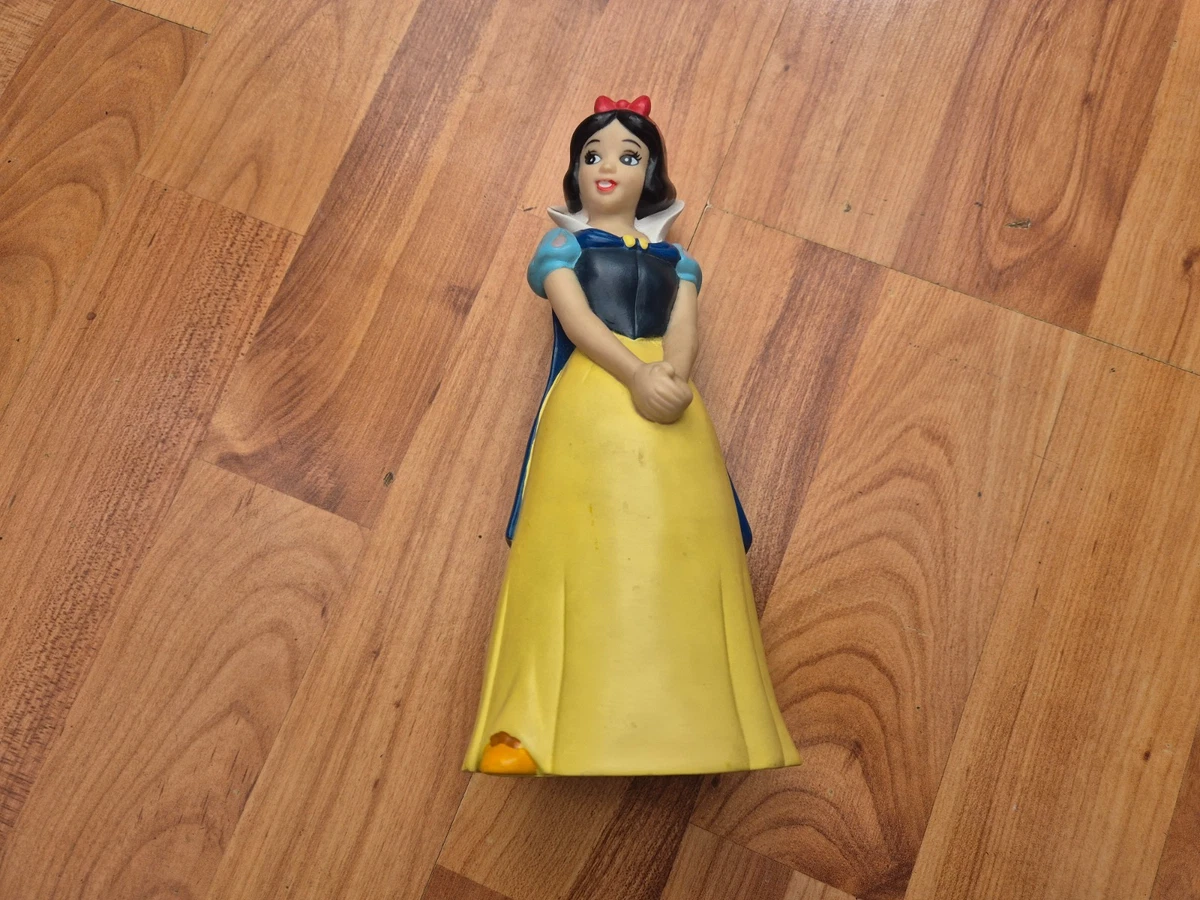 Vintage Disney Schneewittchen Sparbüchse Geldbox Figur Plastik Vinyl 1980er