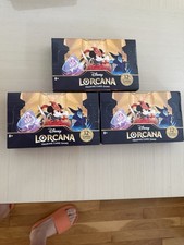 Lot Of 3 Disney Lorcana TCG: The First Chapter Booster Box - New/Factory Sealed