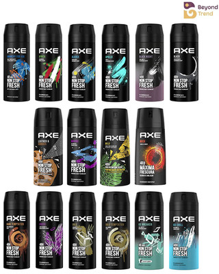 12-Pack A-X-E Body Spray Deo Antiperspirant 150 ml/5.07 oz, Mix of Available