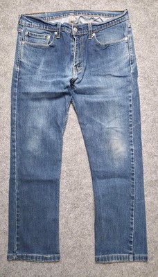 Levi's 511 Slim Jeans Herren W34 L32 Mittelblau Denim Ordner 110