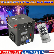 700W Stage Effect Fireworks Fountain Sparkler DMX512 Remote Cold Spark Machine