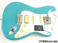 Fender Player II Stratocaster Strat HSS LOADED BODY, Alder Parts Aquatone Blue