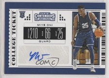 2019-20 Panini Contenders Draft Picks College Ticket Miye Oni #120 Auto 1k5
