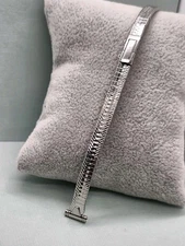 Ladies' Vintage 1960's NOS Kreisler Stelux 10mm End SS Ctr Clasp Watch Band 