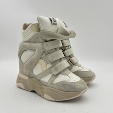 Isabel Marant Balskee Suede Leather Wedge Sneakers Women's 38