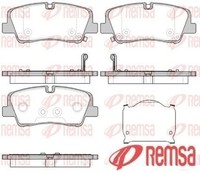 Remsa 1687.00 Bremsbelagsatz FüR Scheibenbremse Bremsbelagsatz FüR Hyundai