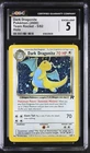 CGC 5 Dark Dragonite 5/82 Holo Team Rocket Pokemon Card