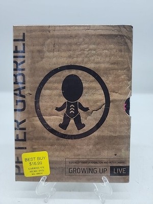 Peter Gabriel Growing Up Live DVD 2003 Special Packaging CONCERT NEW SEALED