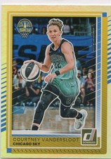 2025 Panini Donruss WNBA Silver Holo #34 COURTNEY VANDERSLOOT SKY