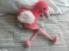 VINTAGE MARY MEYER 1995 FLAMINGO FINGER PUPPET GREAT CONDITION