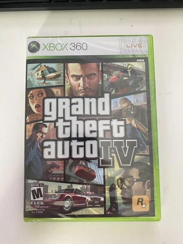 Grand Theft Auto IV (Xbox 360) - RARE First Print - Brand New / Factory Sealed