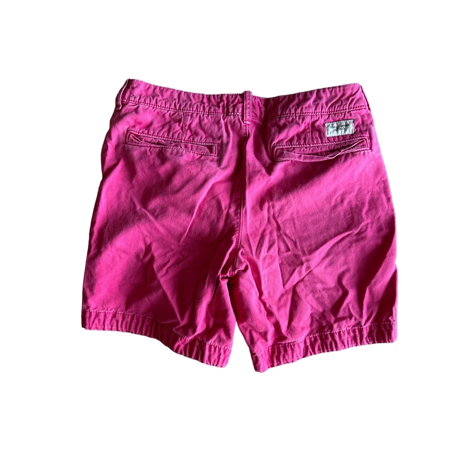 Pantalones Cortos Abercrombie and Fitch New York Rosa Algodón Pesado 32W Foto 4 de 4