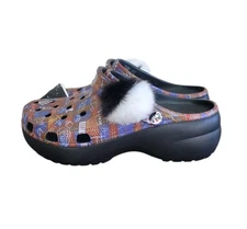 New CROCS 10 Classic Cruella II Platform Shoes Women *No Jibbitz Charms*