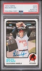 1973 Topps - Nolan Ryan #220 Autograph PSA 5 Auto 10 Gem Mint - Low Pop
