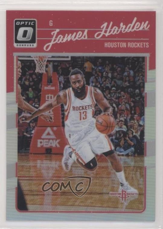 2016-17 Panini Donruss Optic Holo Silver Prizm James Harden #110
