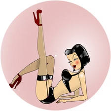 Slipmat Slip Mat for Dual or any 12" DJ Turntable Record Player BIKINI GIRL 2