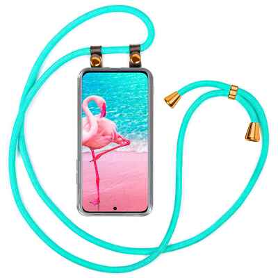 Handy Kette für Xiaomi Poco F4 Hülle mit Band Kettenhülle Kordel Umhängehülle