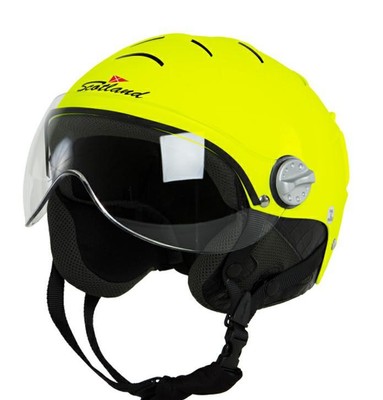 SKIHELM NEONGELB