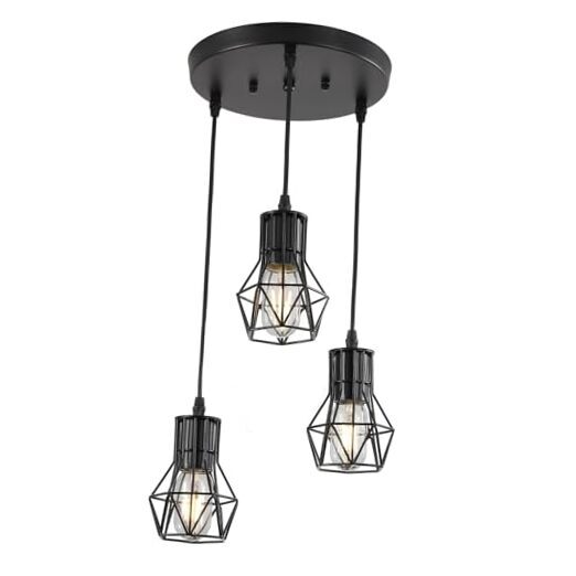 Farmhouse Pendant Lights Kitchen Island, 3 Light Pendant Lighting for Style A