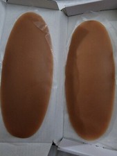 1 Pair Silicone orthotic leg pads adhesive calf support soft leg corrector MED