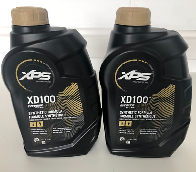 XD100 Evinrude ETEC E-TEC 2 x 946ml Genuine Outboard Synthetic Two Stroke Oil