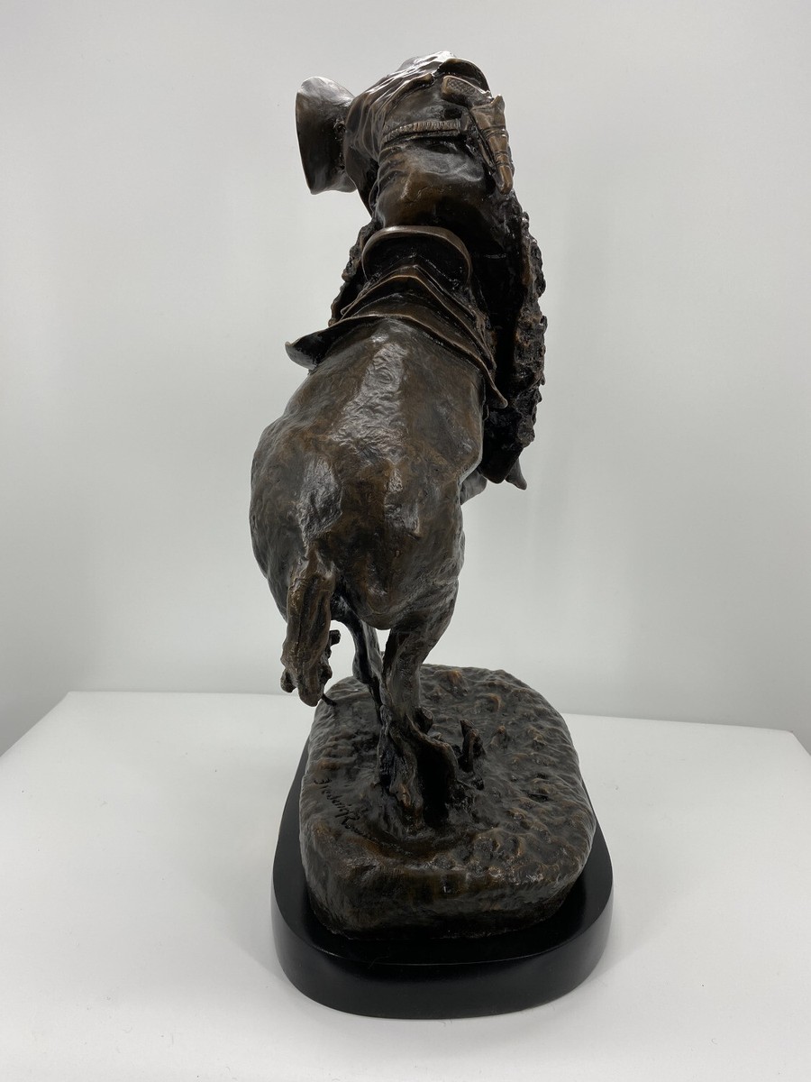 フレデリック・レミントン Frederic Remington 置物 金属製 Yahoo!オークション -「frederic remington」の落札相場・落札価格