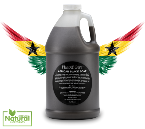 SCENTED African Black Soap Liquid Raw 100% Pure Organic Natural Body Face Wash - Picture 20 of 24