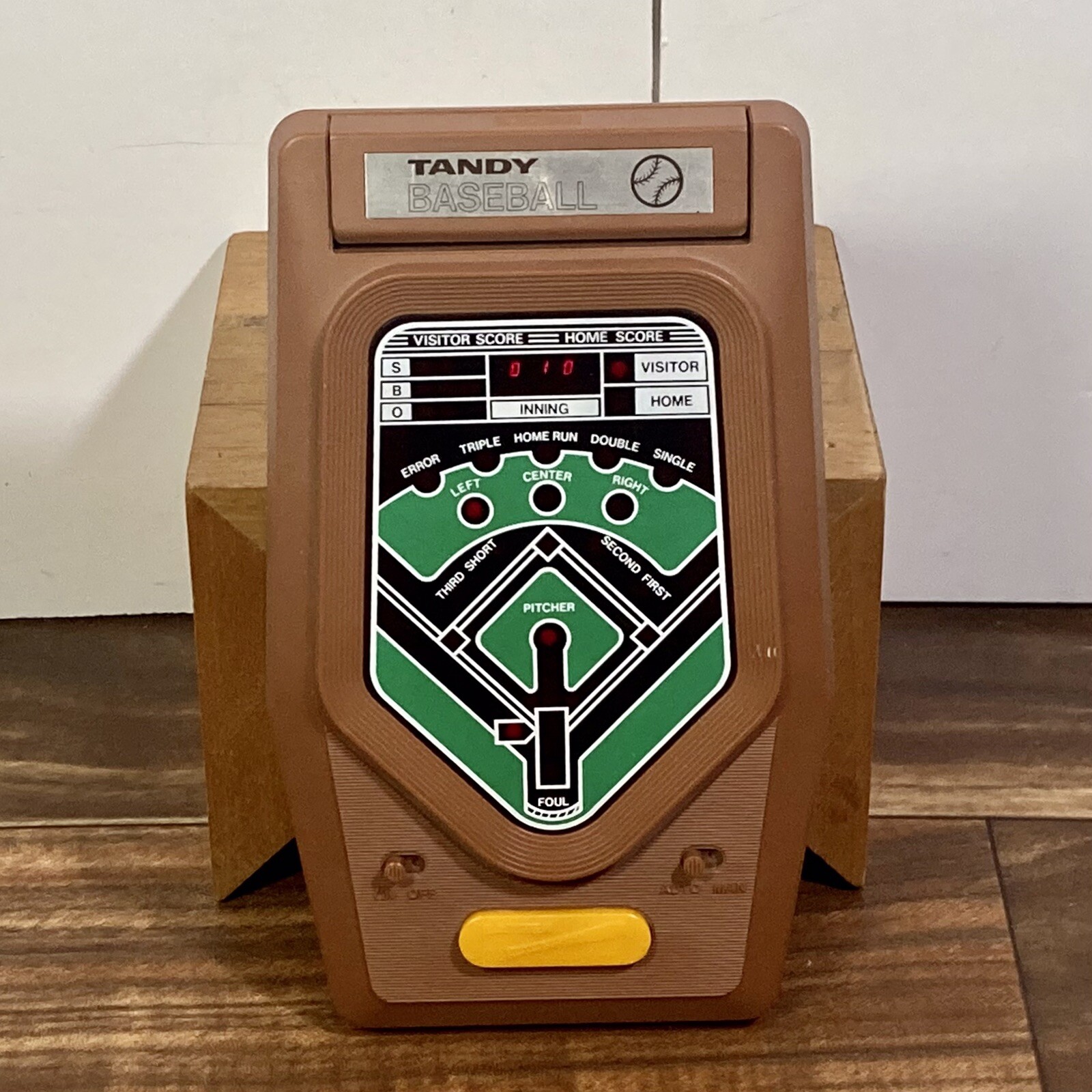 Tandy Radio Shack Baseball Handheld Electronic Baseball 2Player Game Works READ eBay