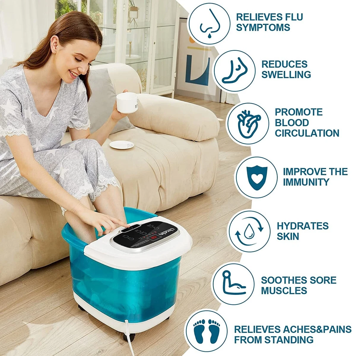 Heated cheap foot bath